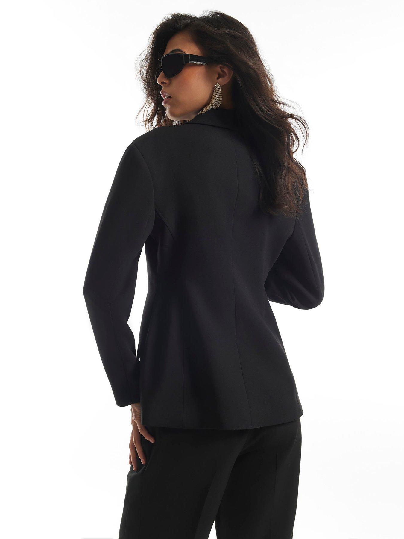 Image 2 of 5 of River Island Tux Detail Ls Blazer