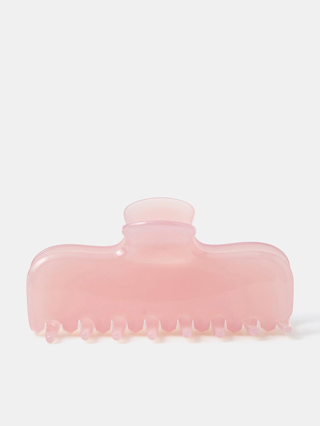 Monsoon Jelly Effect Oversized Claw Clip - Pink