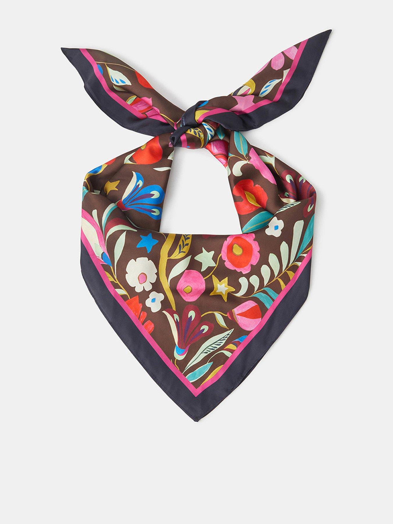 Accessorize Finola Satin Square Scarf - Multi