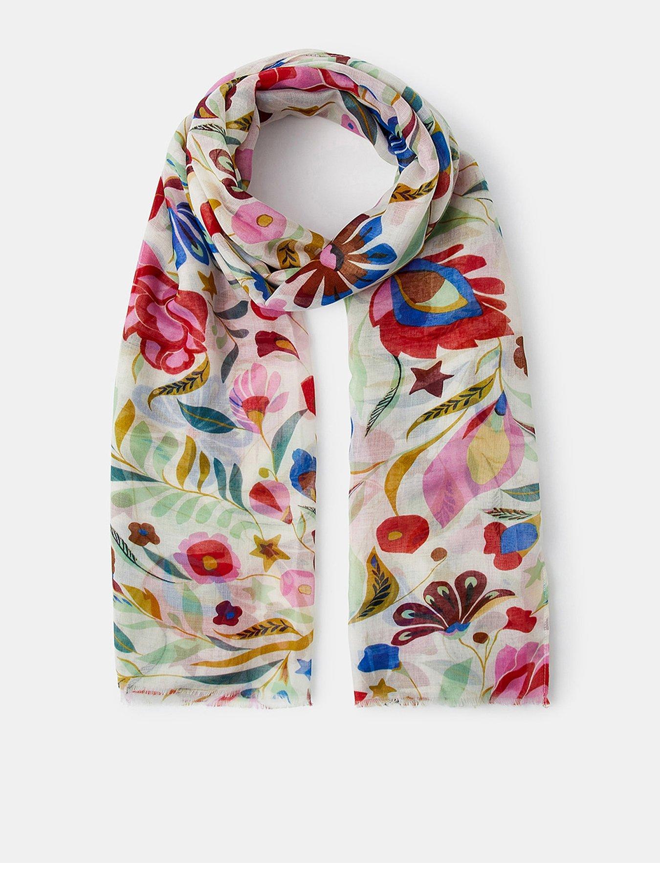 Accessorize Women's Finola Floral Print Lightweight Scarf - Multi