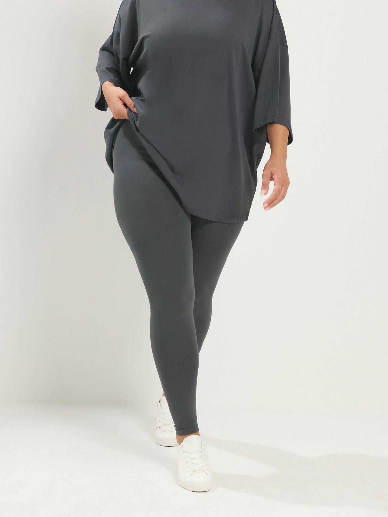Image 1 of 4 of Yours Curve Co Ord Legging - Grey