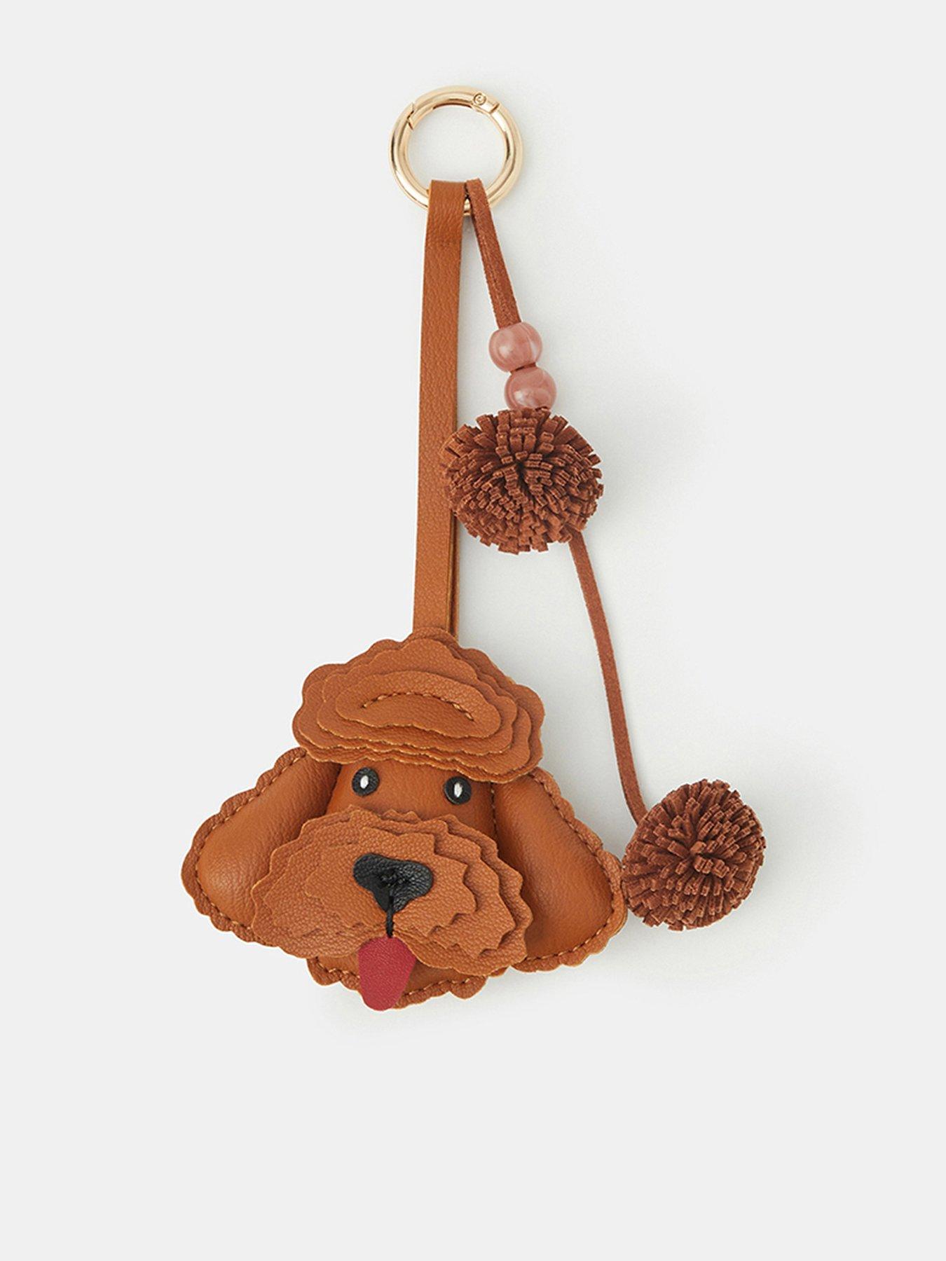 Accessorize Dog Bag Charm - Brown