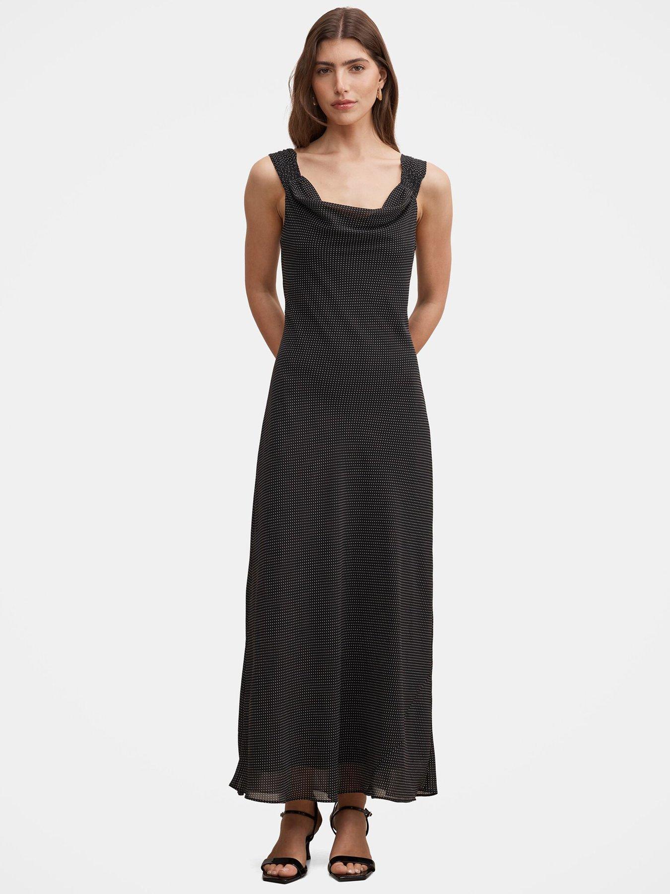 Forever New Elaria Shirred Strap Midi - Multi