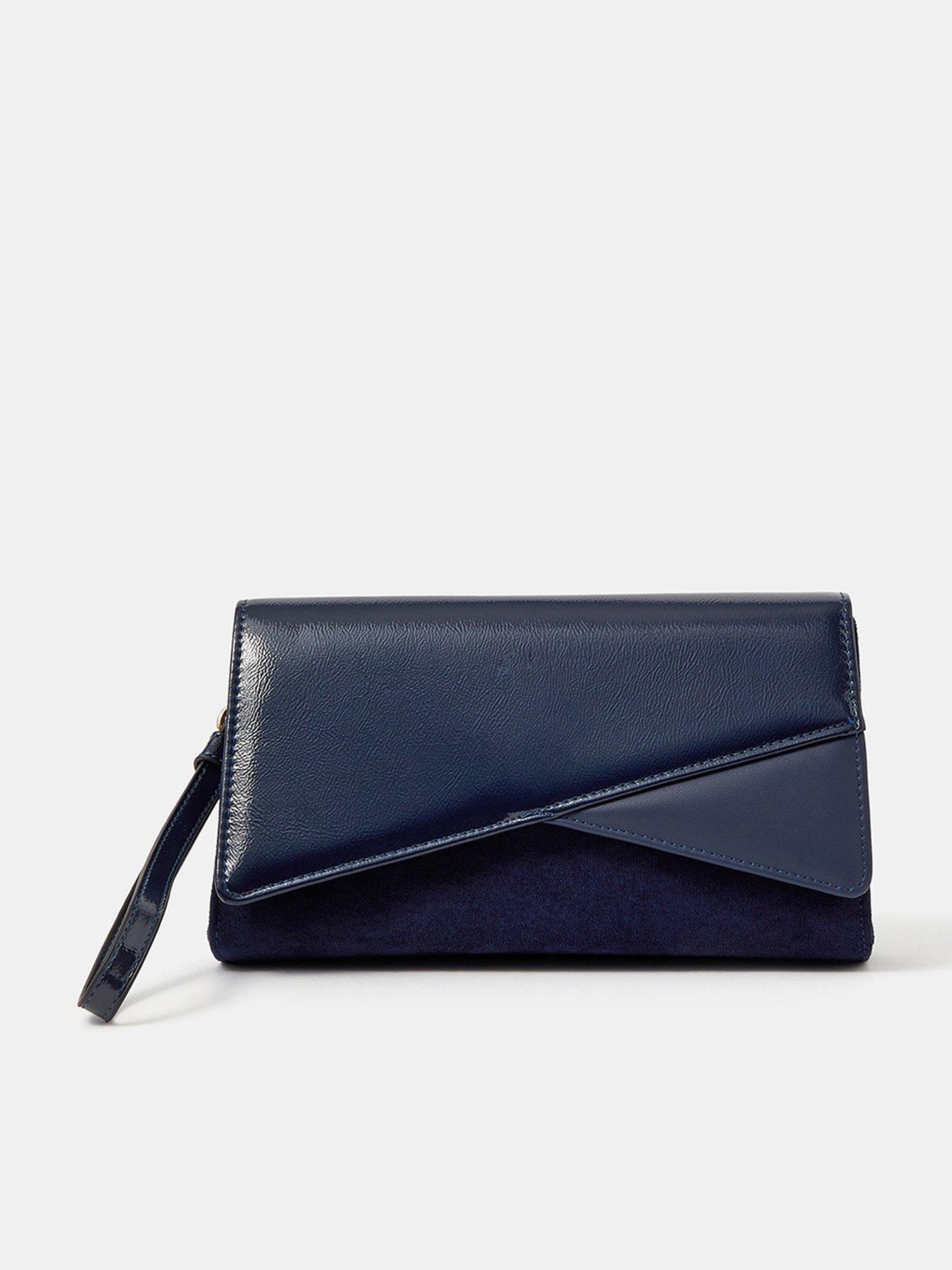 Image 1 of 5 of Accessorize Foldover Mix Clutch