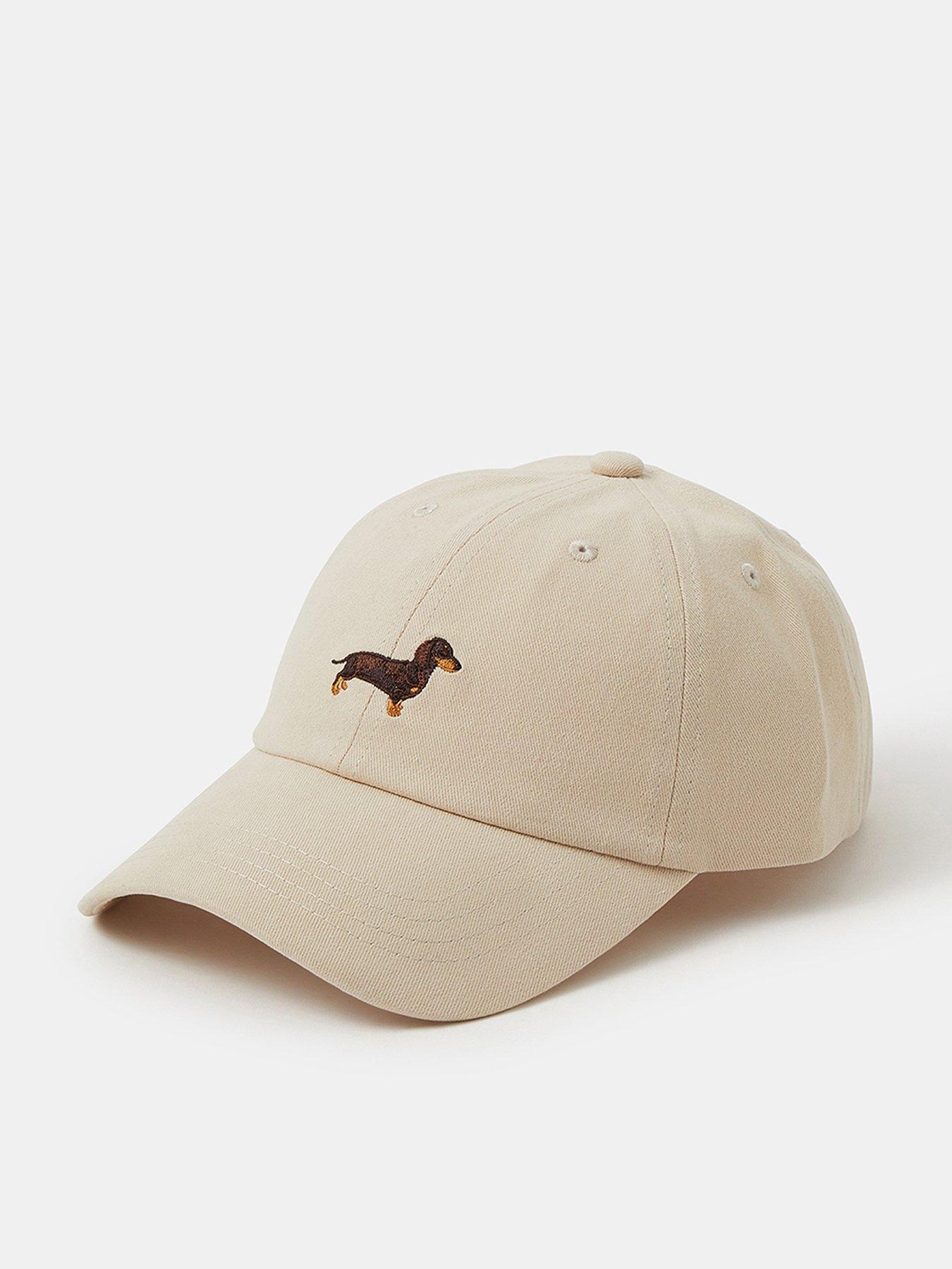 Accessorize Sausage Dog Cap - Cream