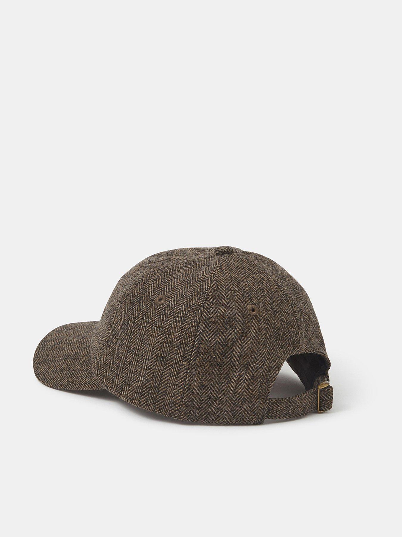 Image 3 of 4 of Accessorize Herringbone Good Days Baseball Cap - Brown