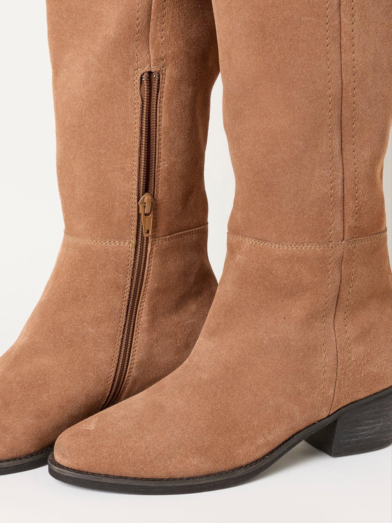 Image 3 of 4 of FatFace Knee High Suede Boot