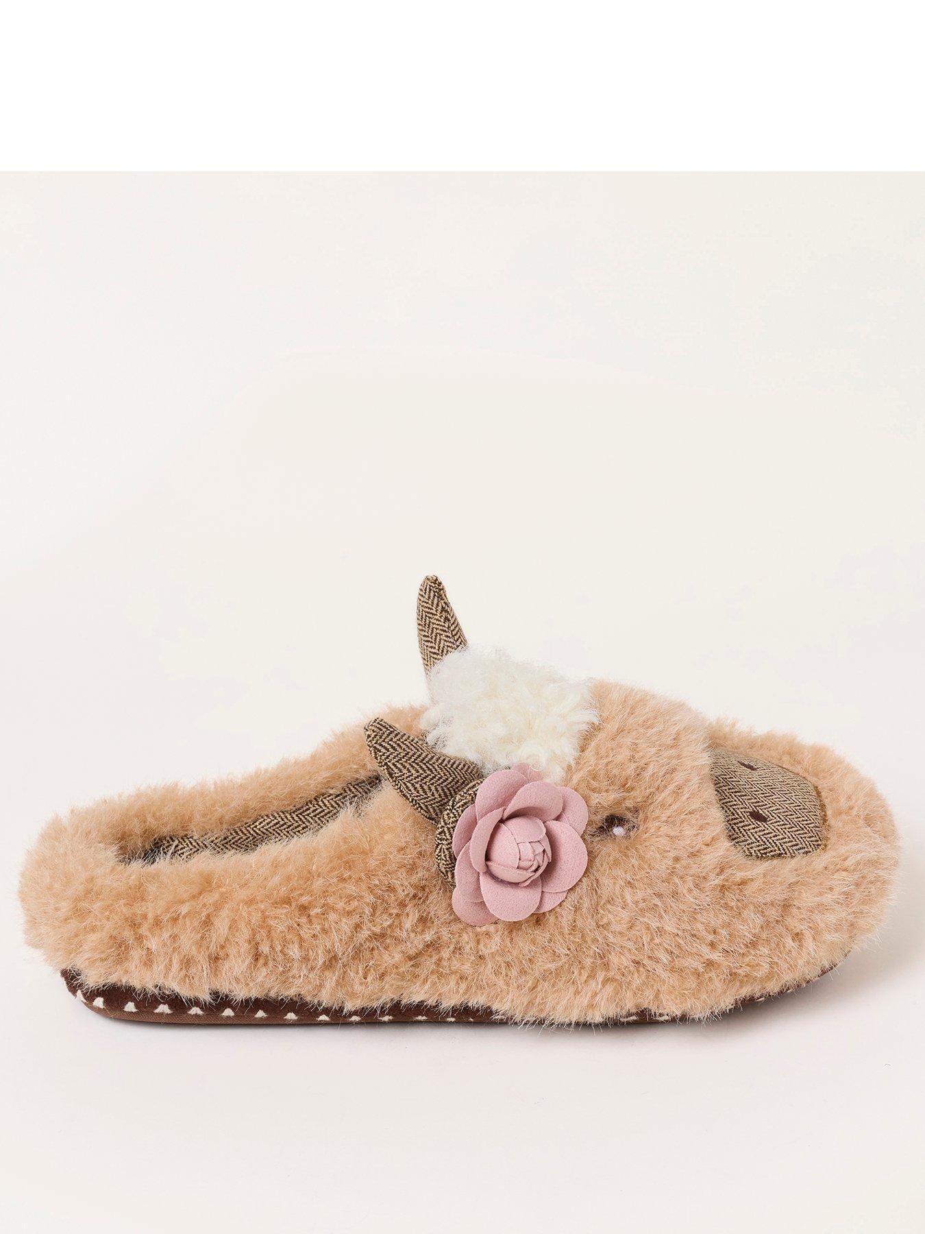 FatFace Highland Cow Slipper