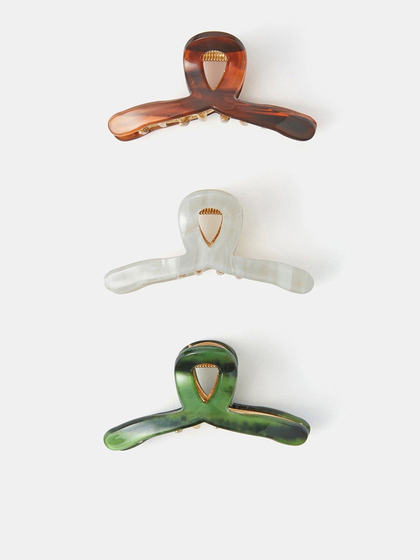 Monsoon Mini Twist Claw Clip Set 3 Pack - Multi
