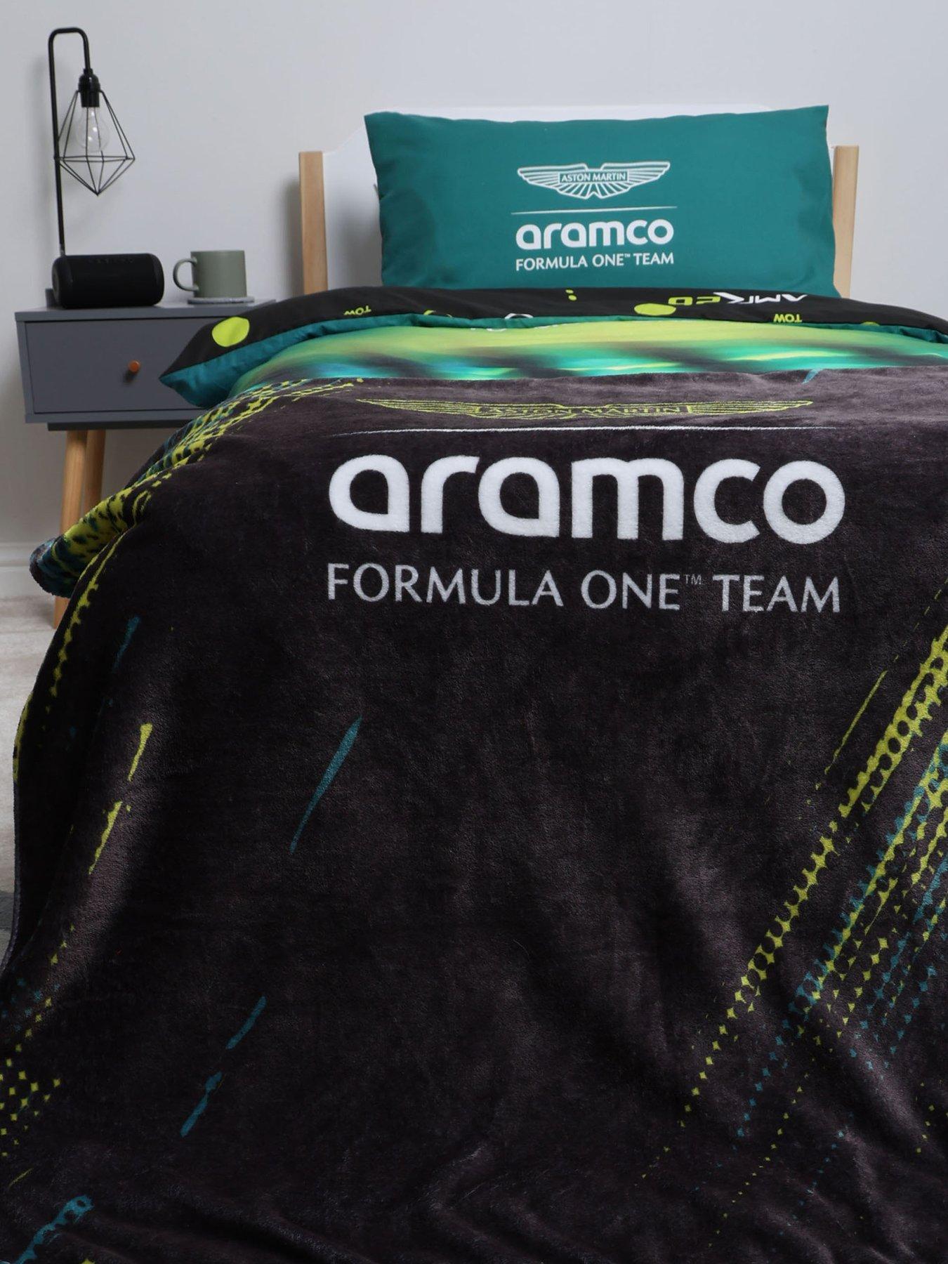 Image 1 of 5 of Aston Martin Flannel Fleece Rotary Blanket