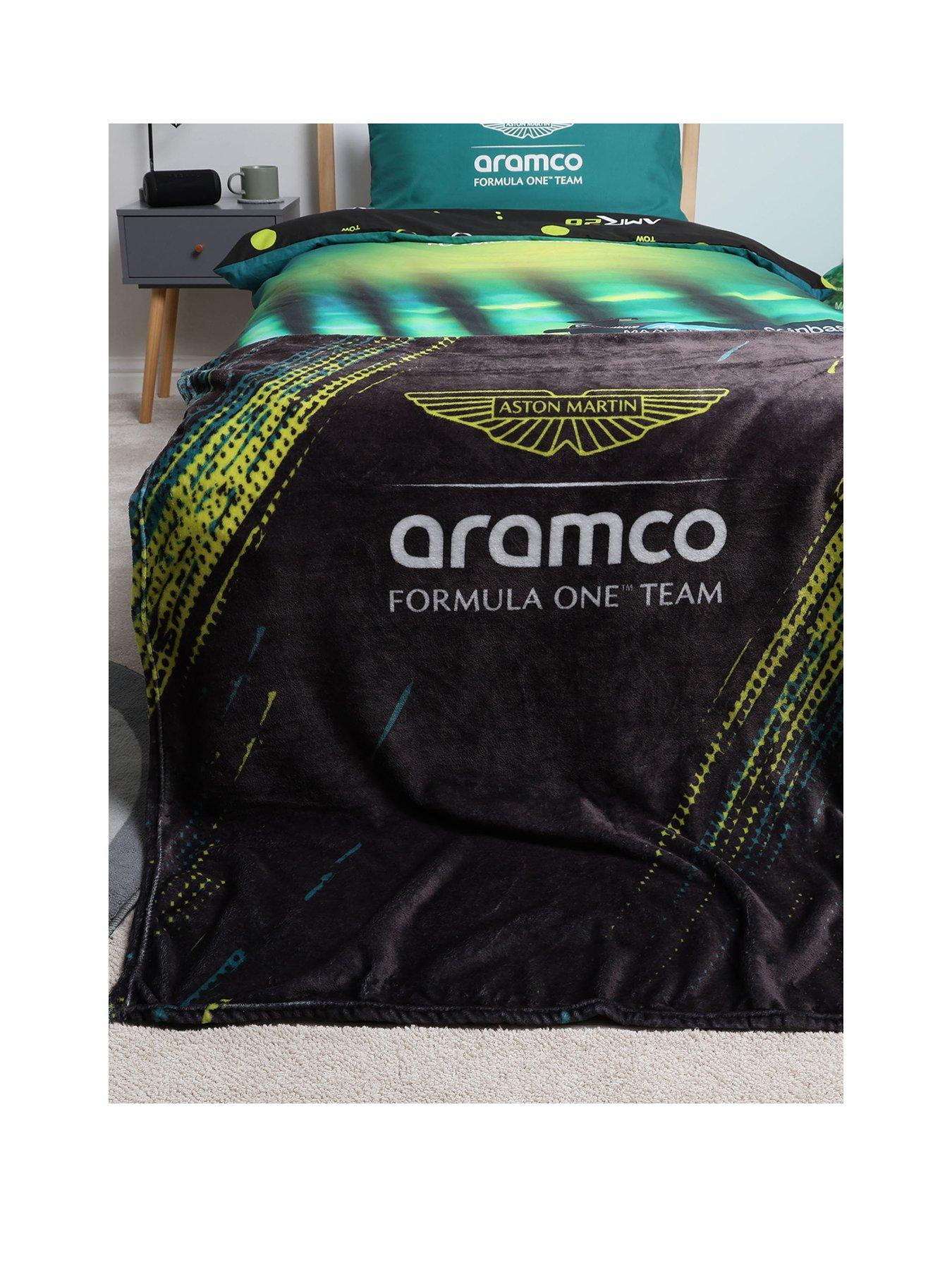 Image 2 of 5 of Aston Martin Flannel Fleece Rotary Blanket