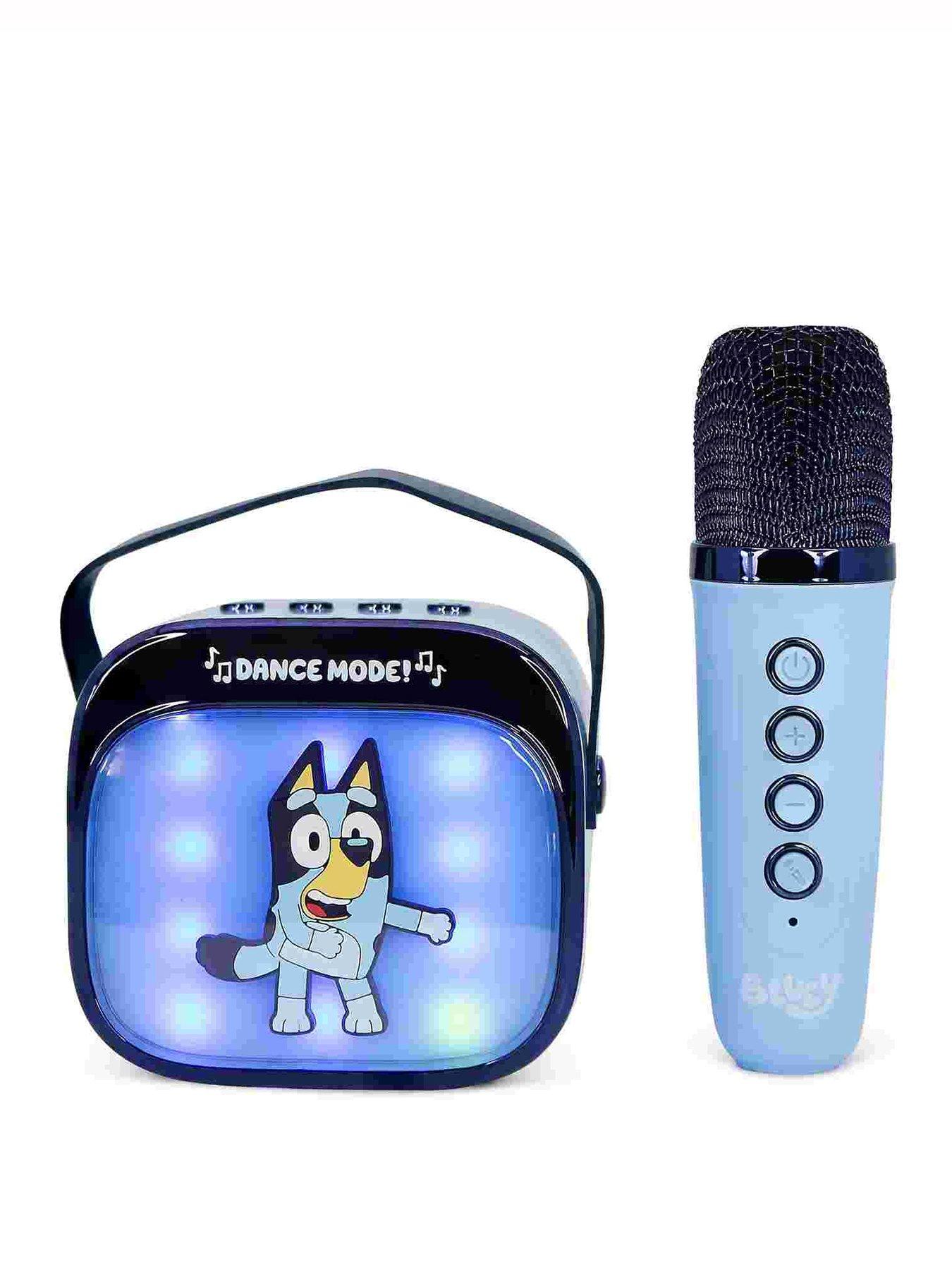 Bluey Bluey Popsing Led Light-Up Wireless Karaoke Speaker  &  Microphone