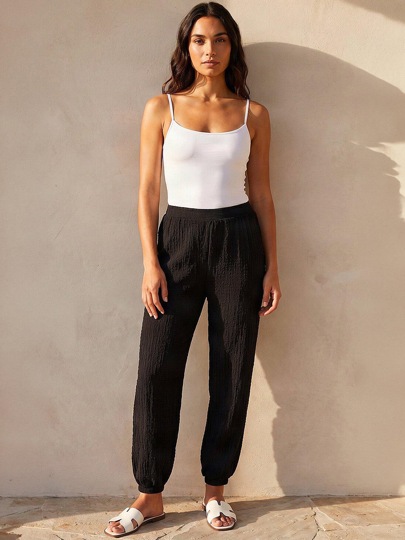 Roman Textured Balloon Trouser
