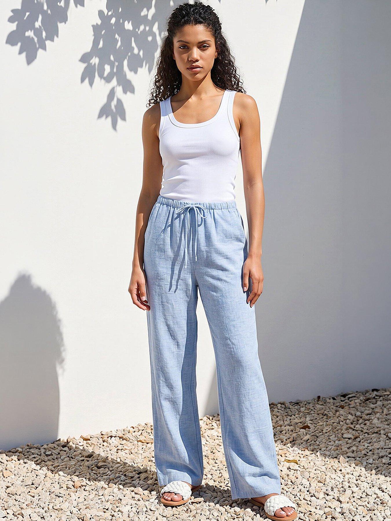 Roman Petite Wide Leg Trouser