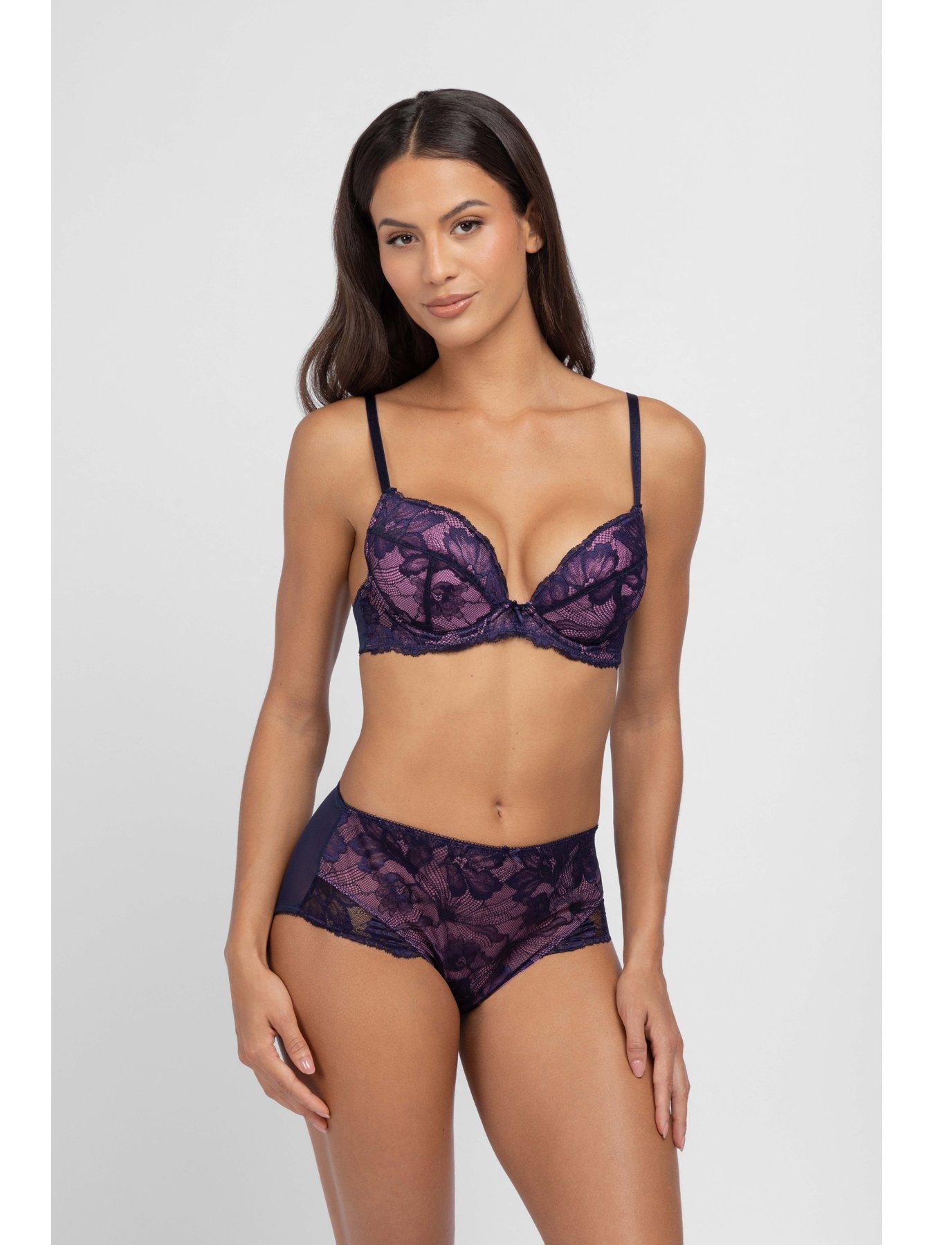 Image 1 of 6 of DORINA Dorina Perfect Lace Full Brief - Ink