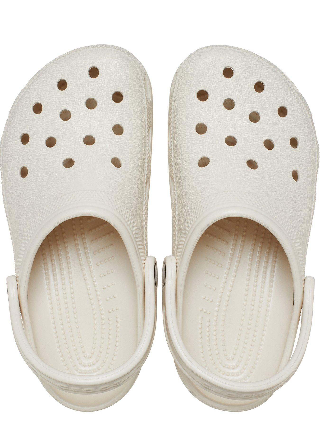 Image 4 of 7 of Crocs Crocs Classic Clog Sandal - Off White