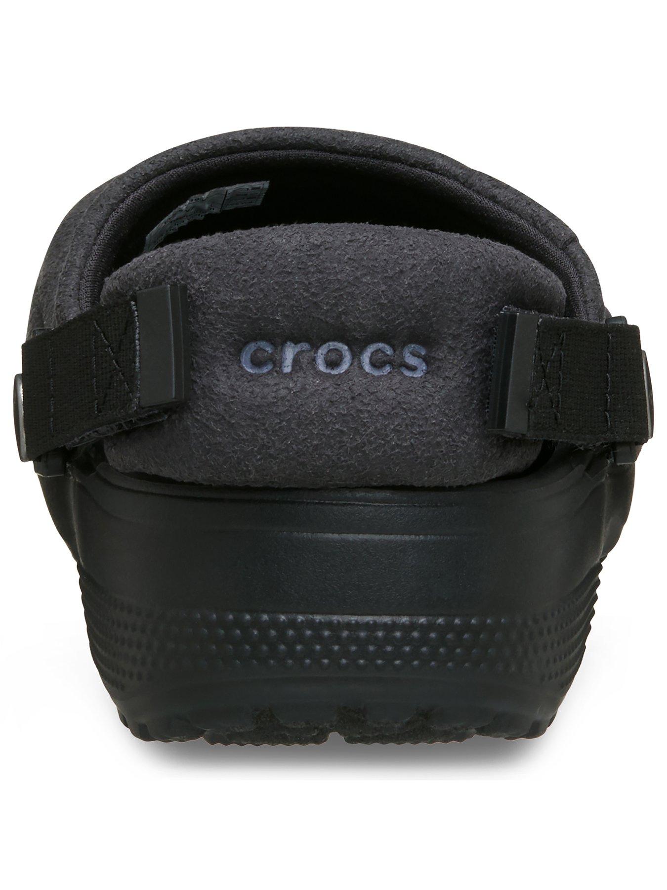Image 3 of 7 of Crocs Mens Classic Crafted Vegan Suede Clog - Black