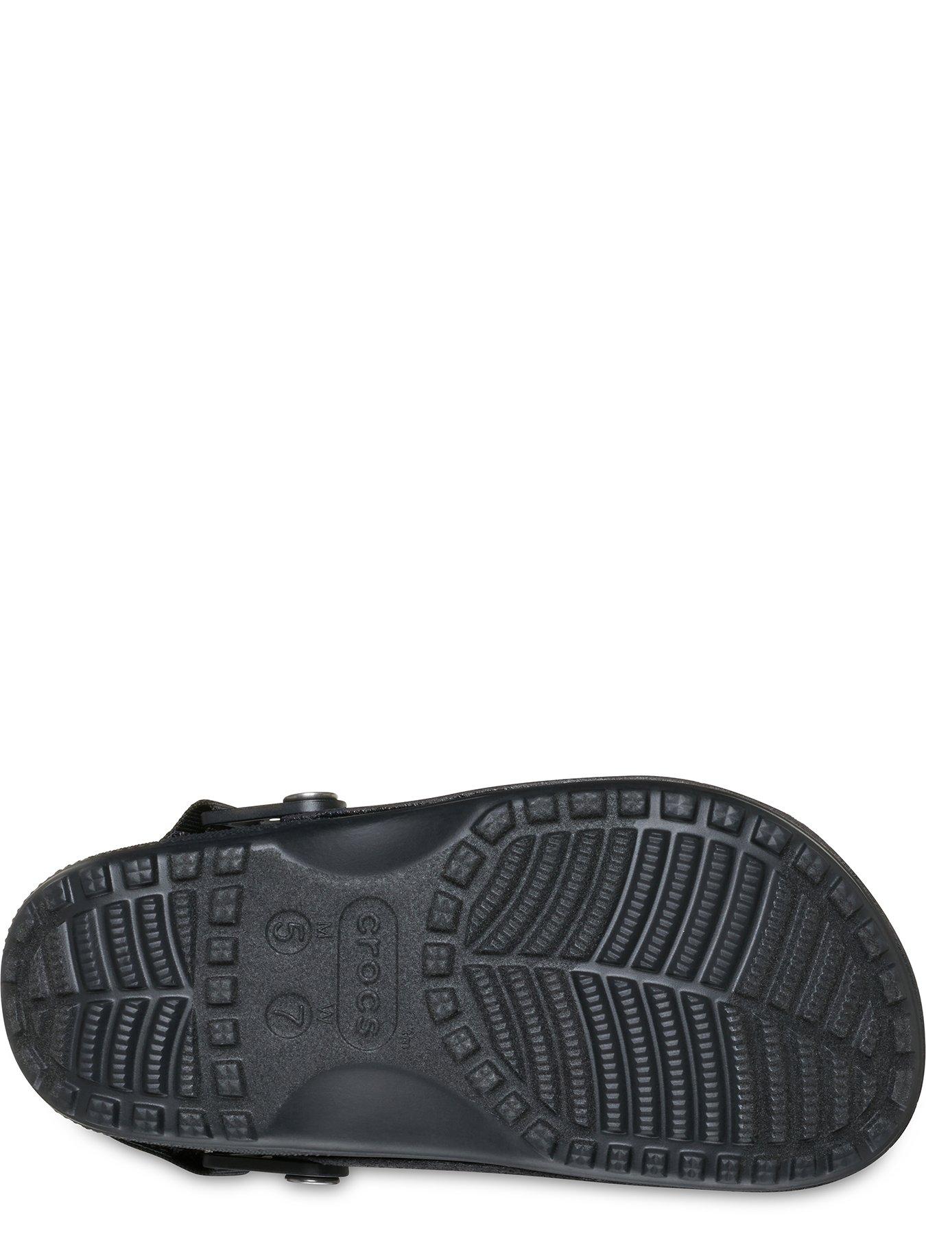 Image 5 of 7 of Crocs Mens Classic Crafted Vegan Suede Clog - Black