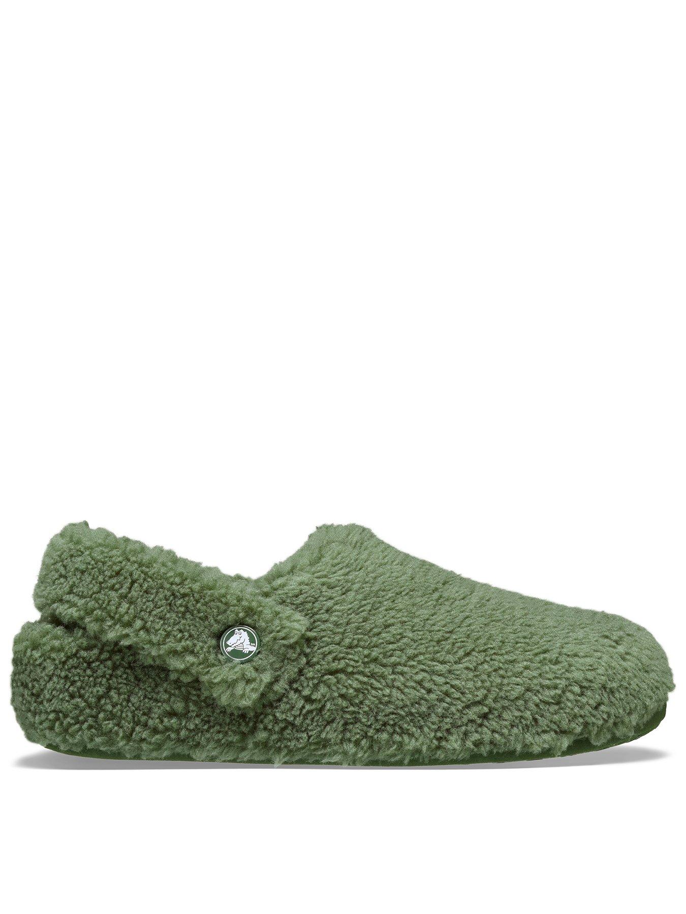 Image 1 of 6 of Crocs Mens Classic Cozzzy Slipper - Army Green