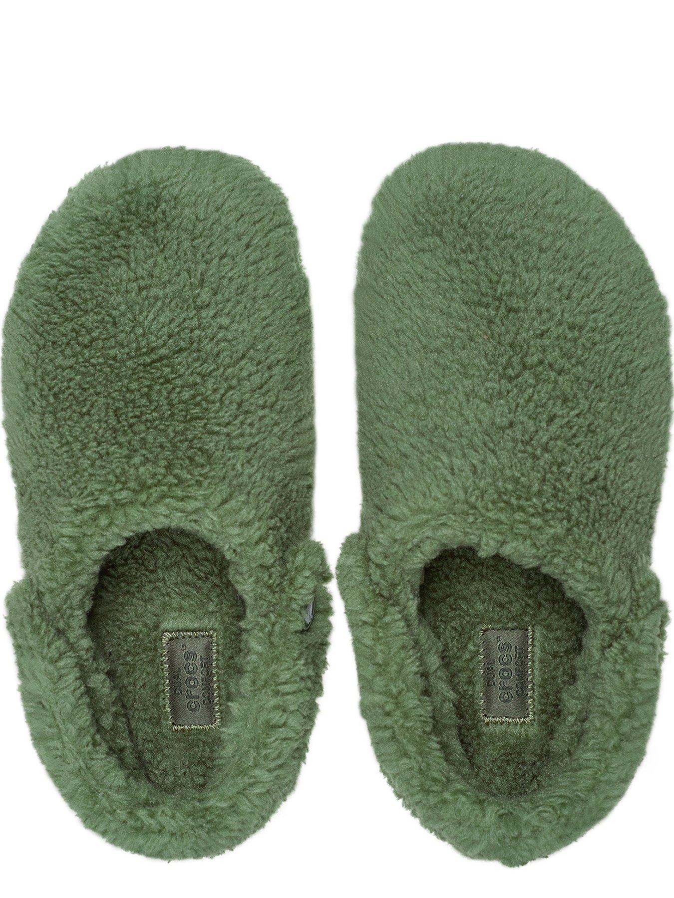Image 4 of 6 of Crocs Mens Classic Cozzzy Slipper - Army Green