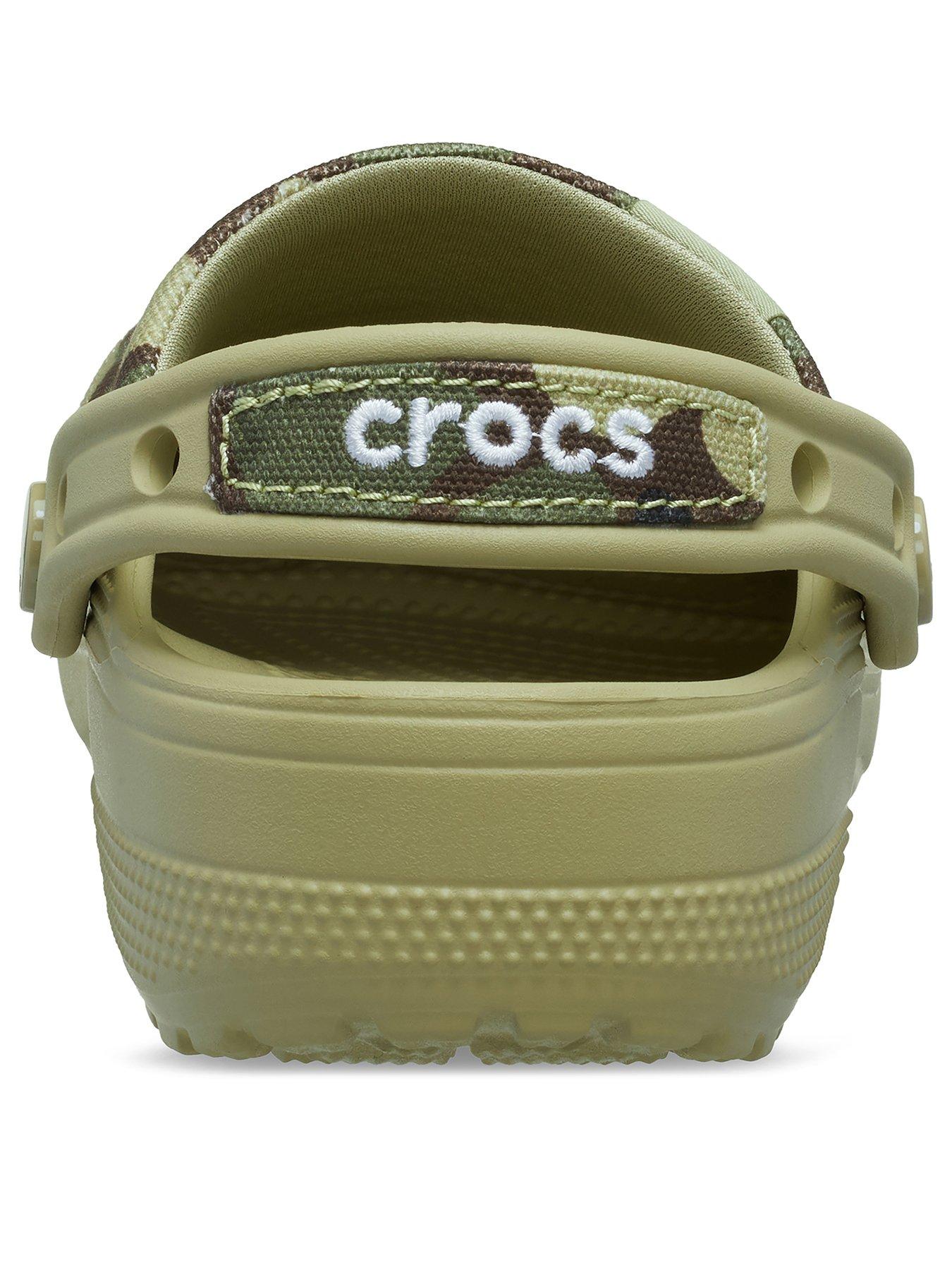 Image 3 of 6 of Crocs Mens Classic Crafted Camo Clog - Tac Green
