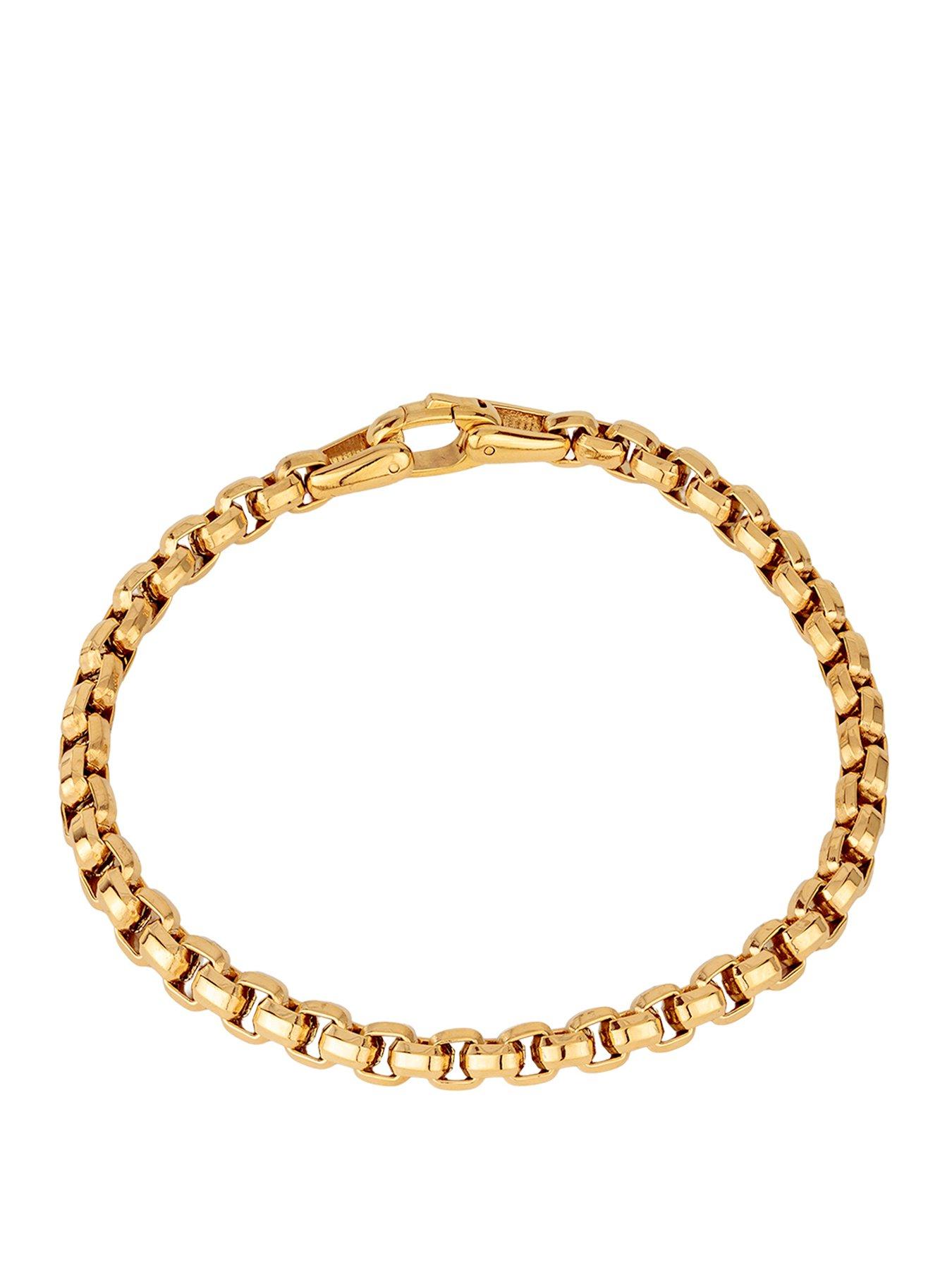 The Love Collection Gold Stainless steel 9" bracelet