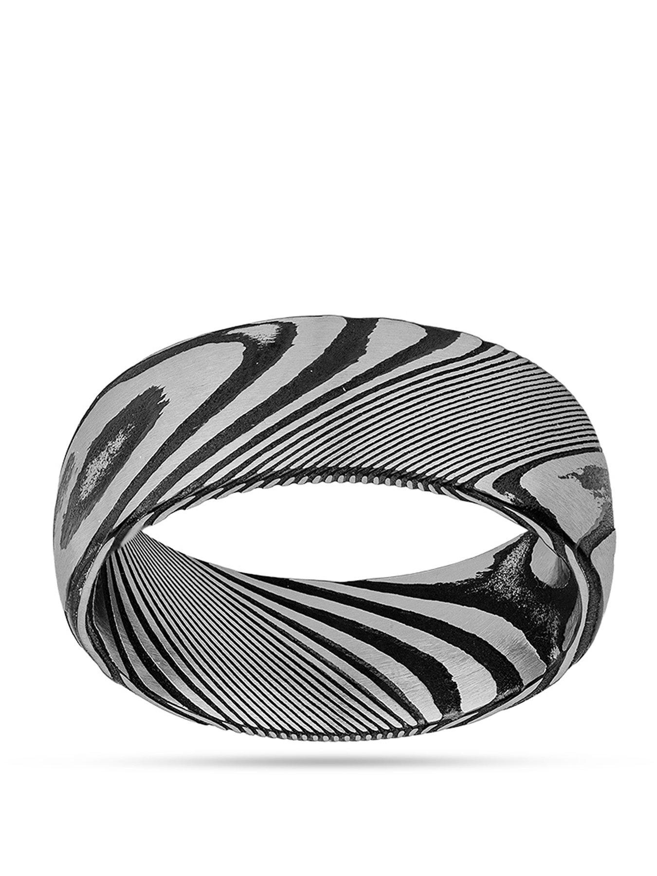 Image 1 of 6 of The Love Collection Damascus steel ring