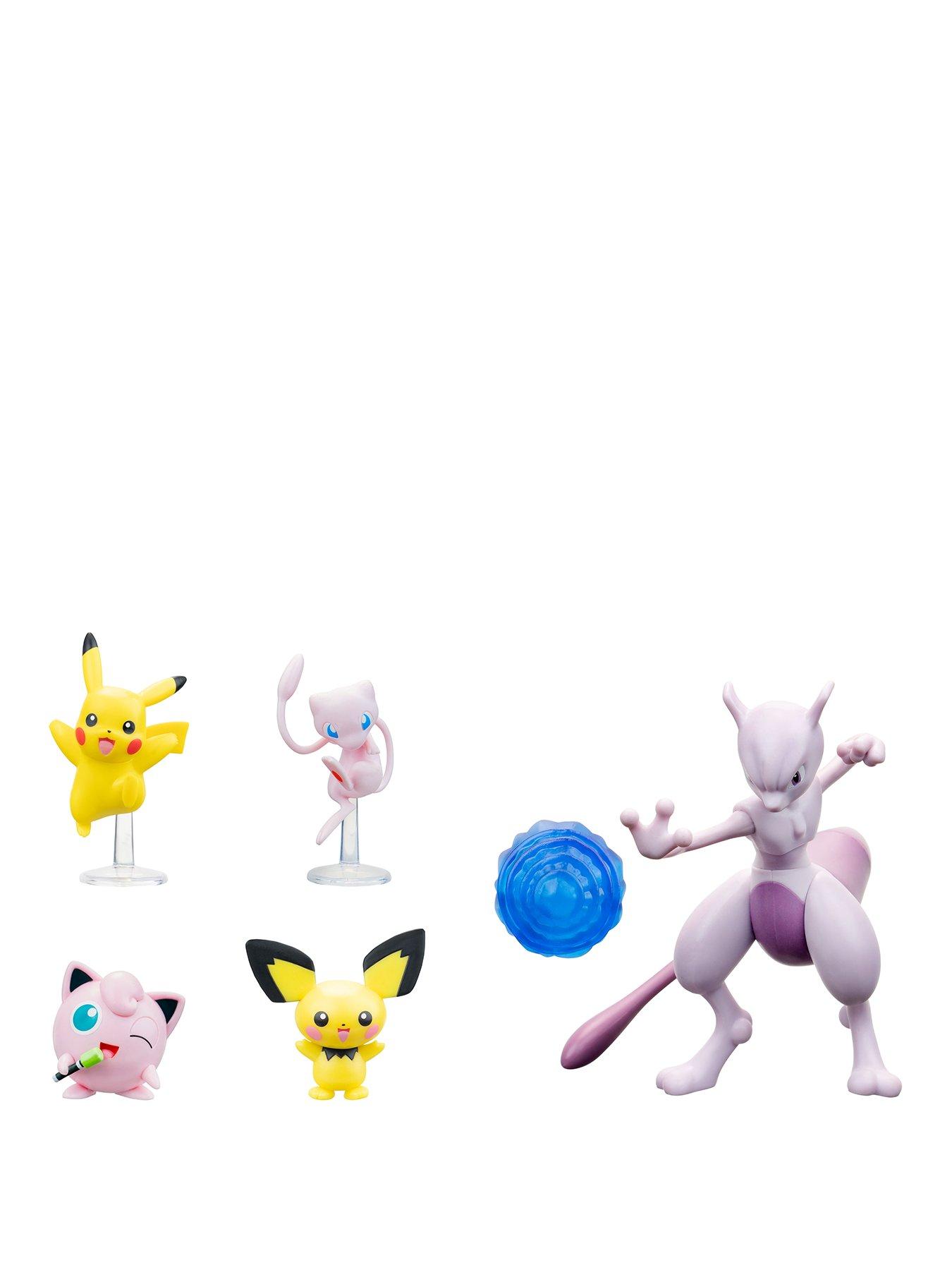 Image 1 of 7 of Pokemon PKW - Battle Fig 30th Anniversary Multipack (5 Pk) Pikachu #1, Pichu, Mew, Jigglypuff #1, &amp; Ceruledge (TARGET)