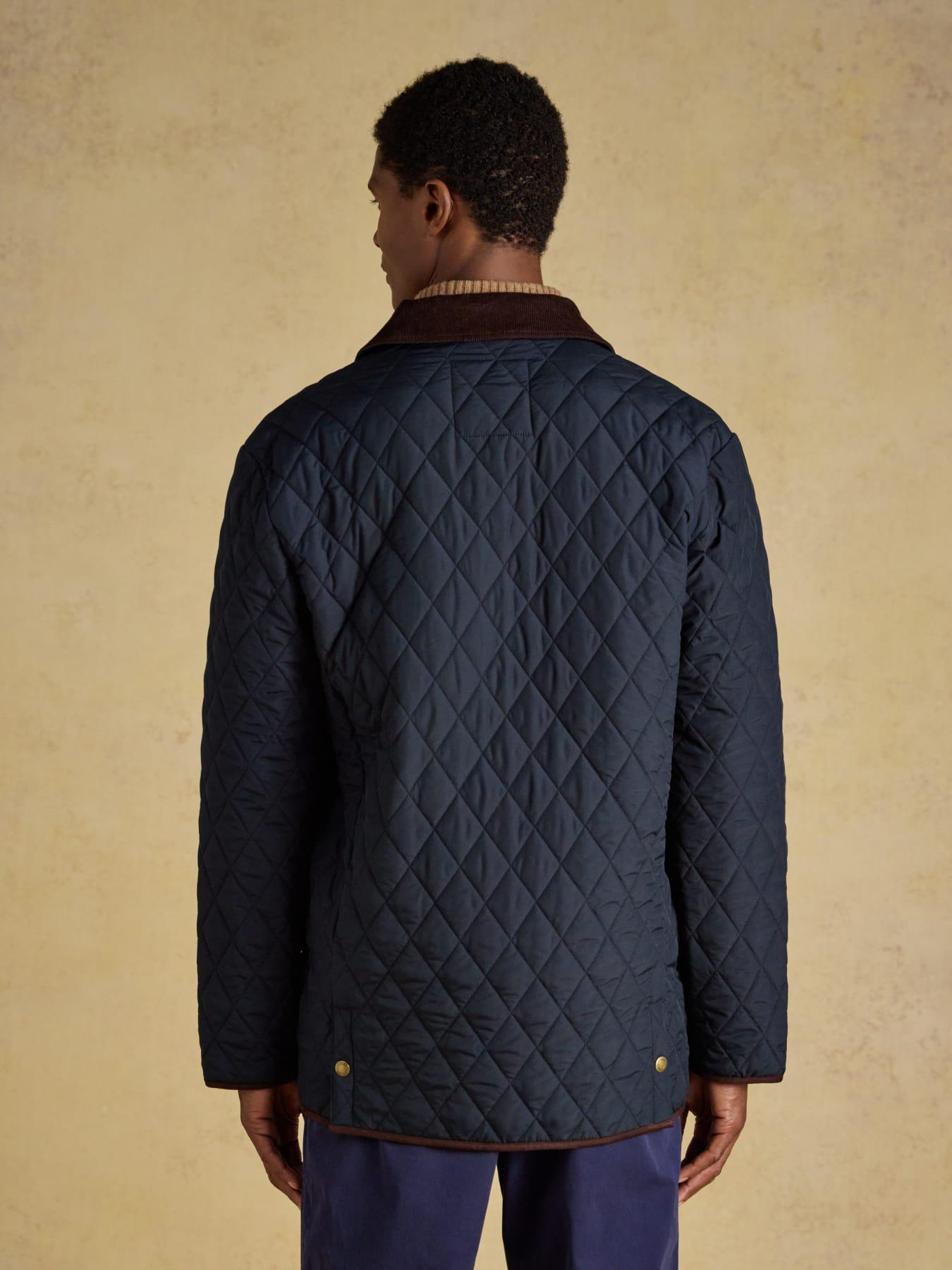 Image 2 of 7 of Joules Joules Lightweight Quilted Jacket- Navy