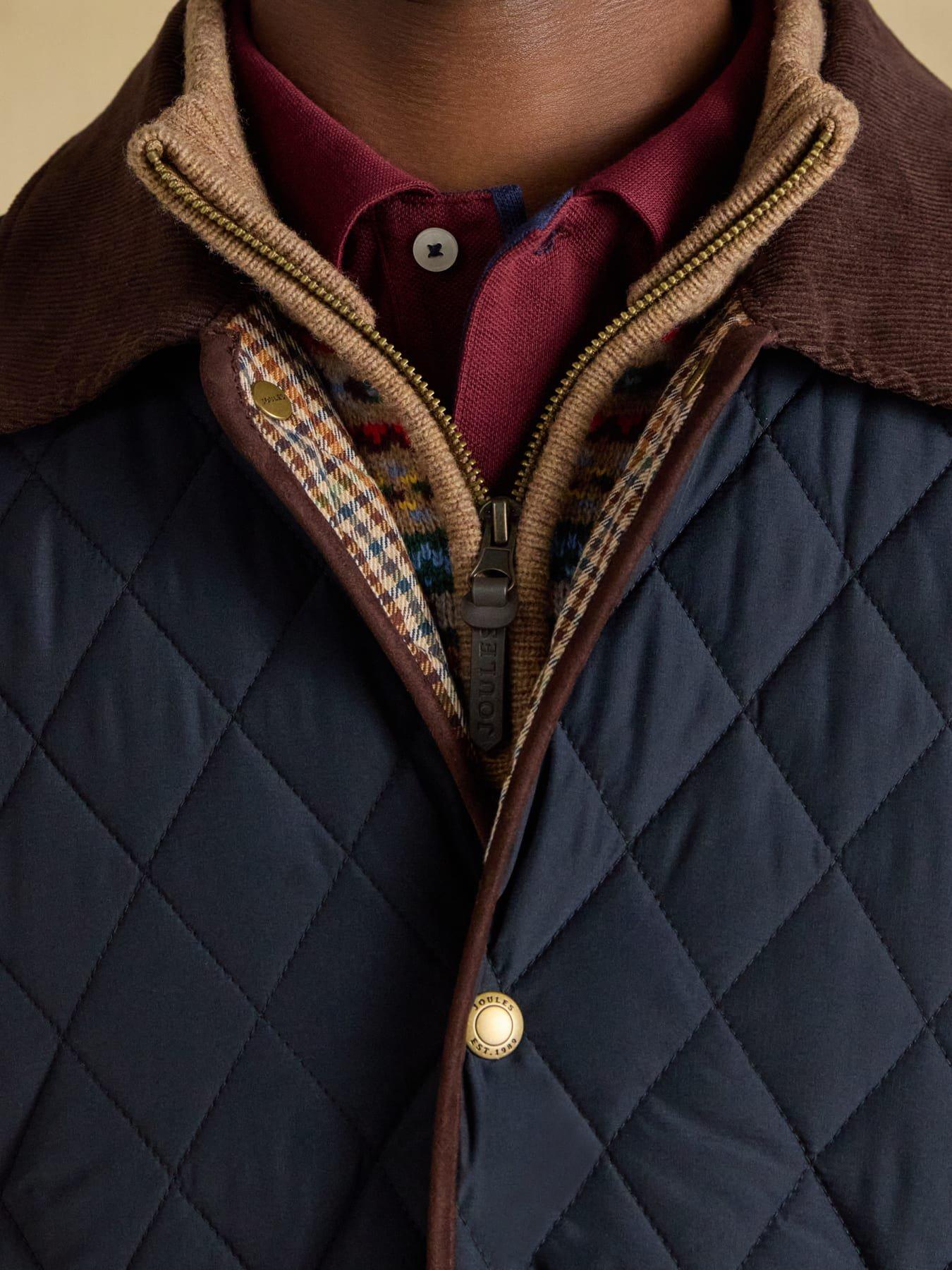 Image 6 of 7 of Joules Joules Lightweight Quilted Jacket- Navy