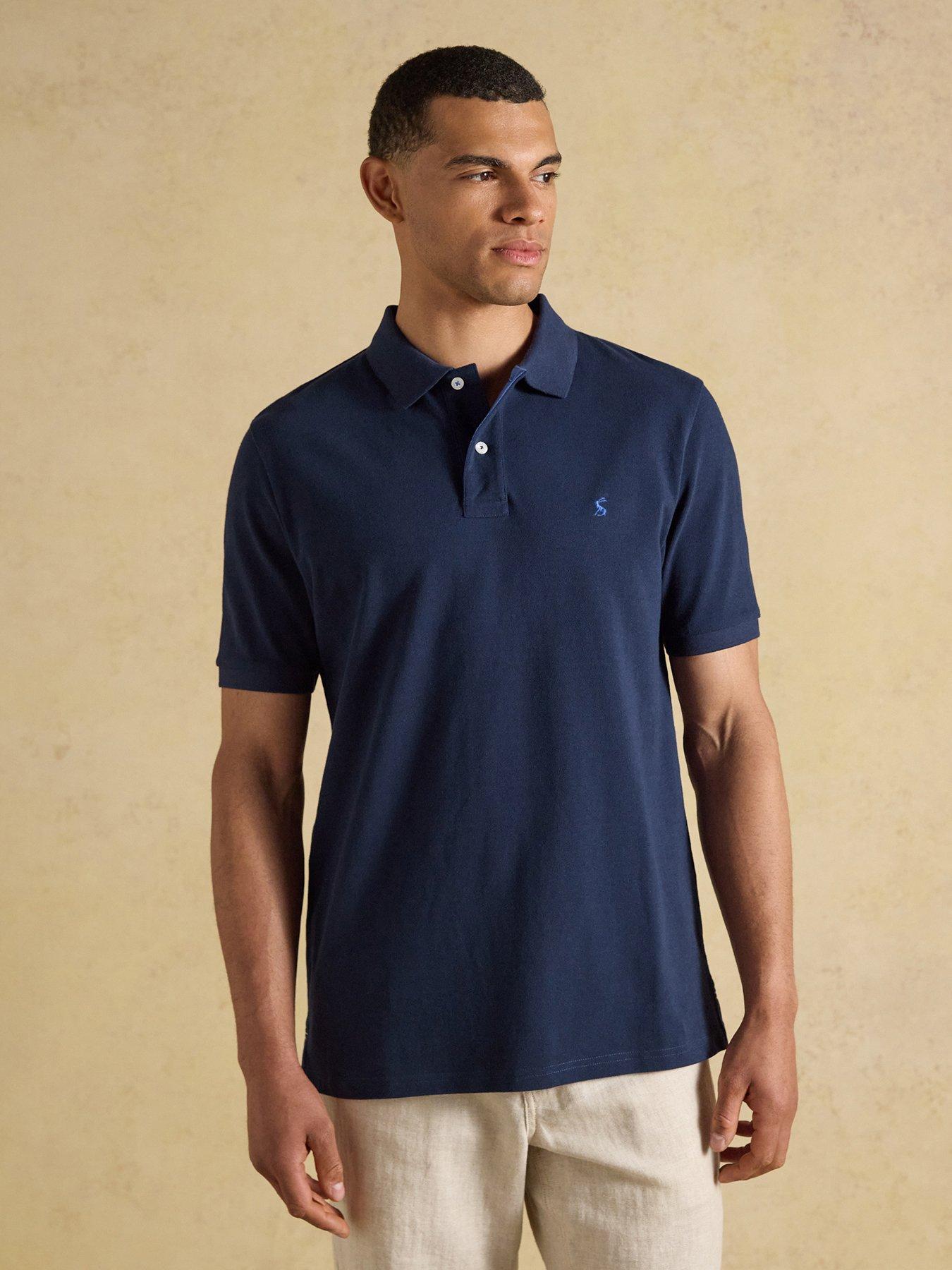 Image 1 of 7 of Joules Joules Woody Short Sleeve Polo Shirt- Navy