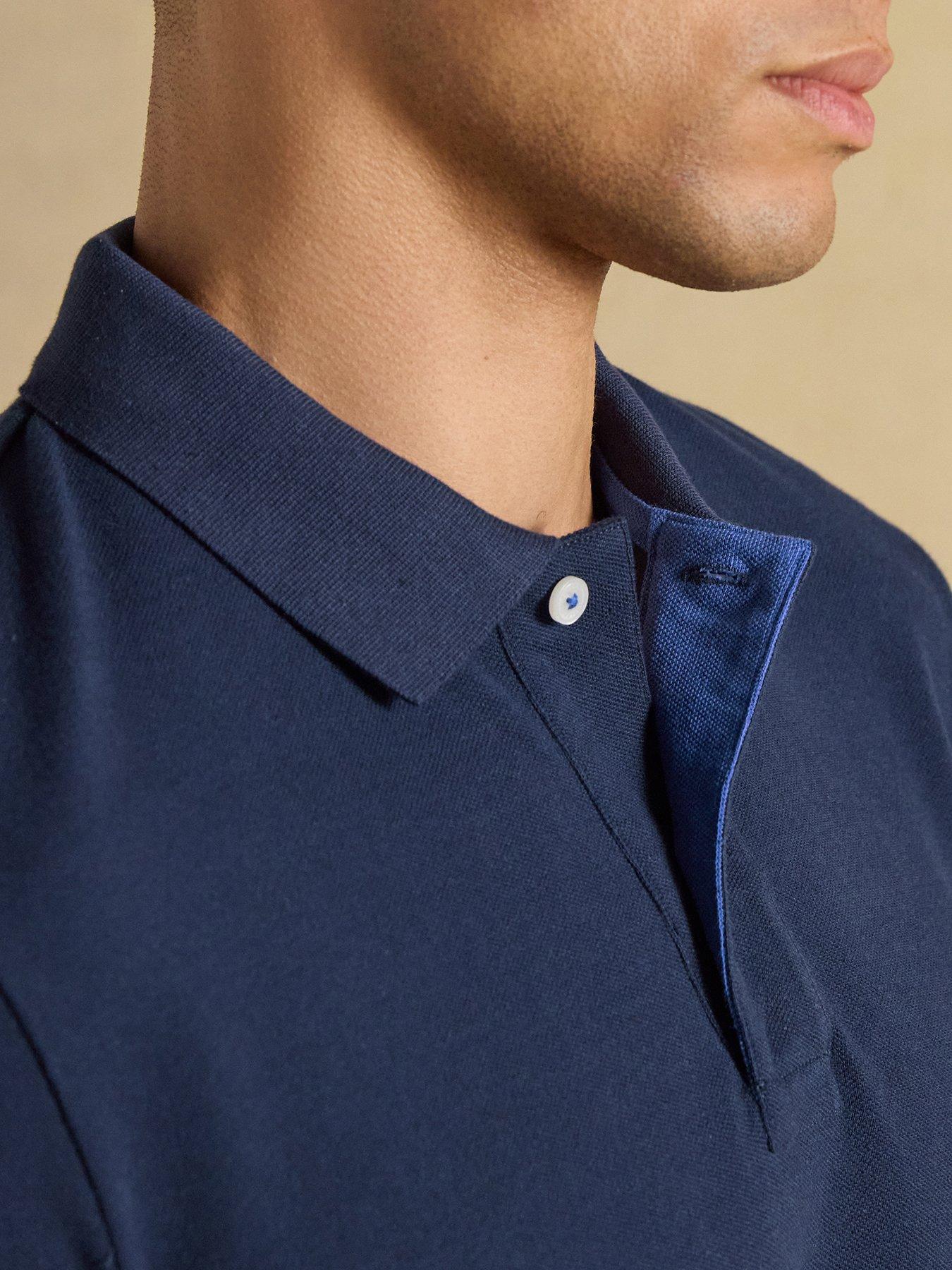 Image 6 of 7 of Joules Joules Woody Short Sleeve Polo Shirt- Navy