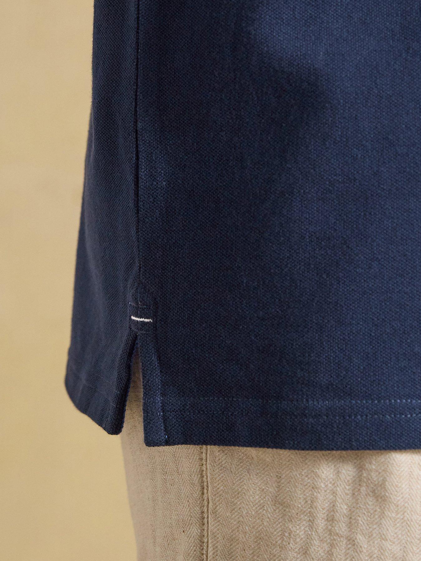 Image 7 of 7 of Joules Joules Woody Short Sleeve Polo Shirt- Navy