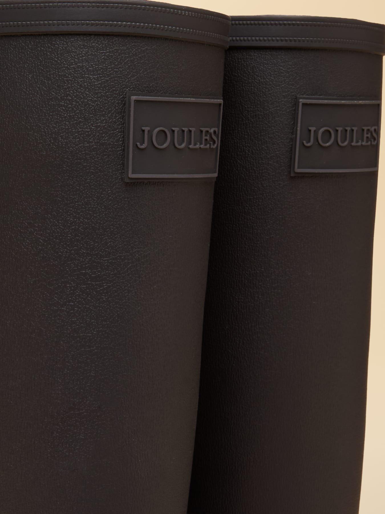 Image 5 of 6 of Joules Mens Tall Pull-On Tread Sole Wellington Boots - Black