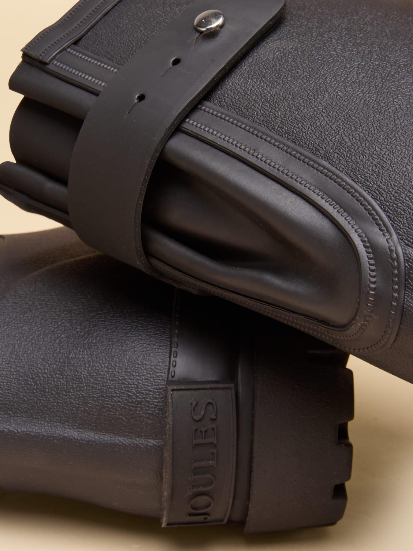 Image 6 of 6 of Joules Mens Tall Pull-On Tread Sole Wellington Boots - Black