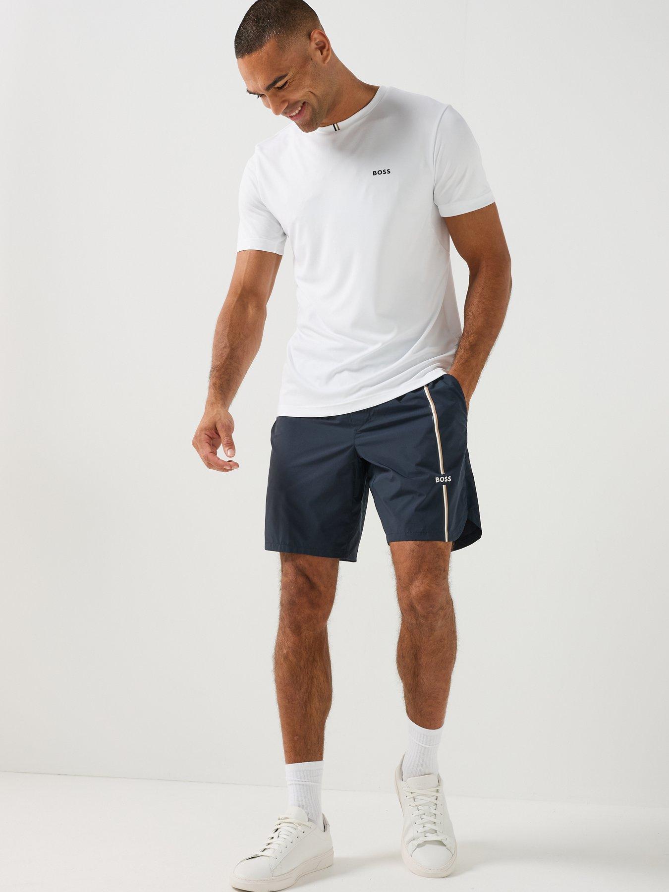 Image 3 of 6 of BOSS Mens Ts_Toc Game Nova Poly T-Shirt - White