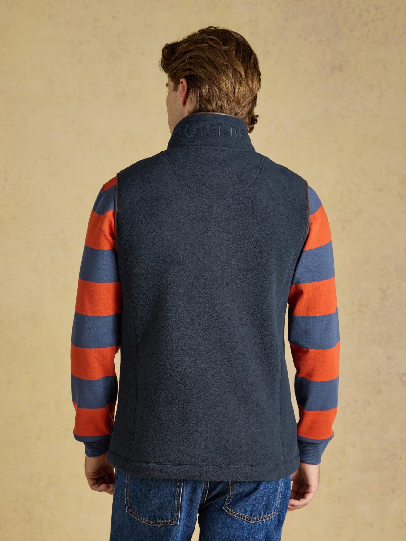 Image 2 of 7 of Joules Joules Heritage Fleece Gilet- Navy