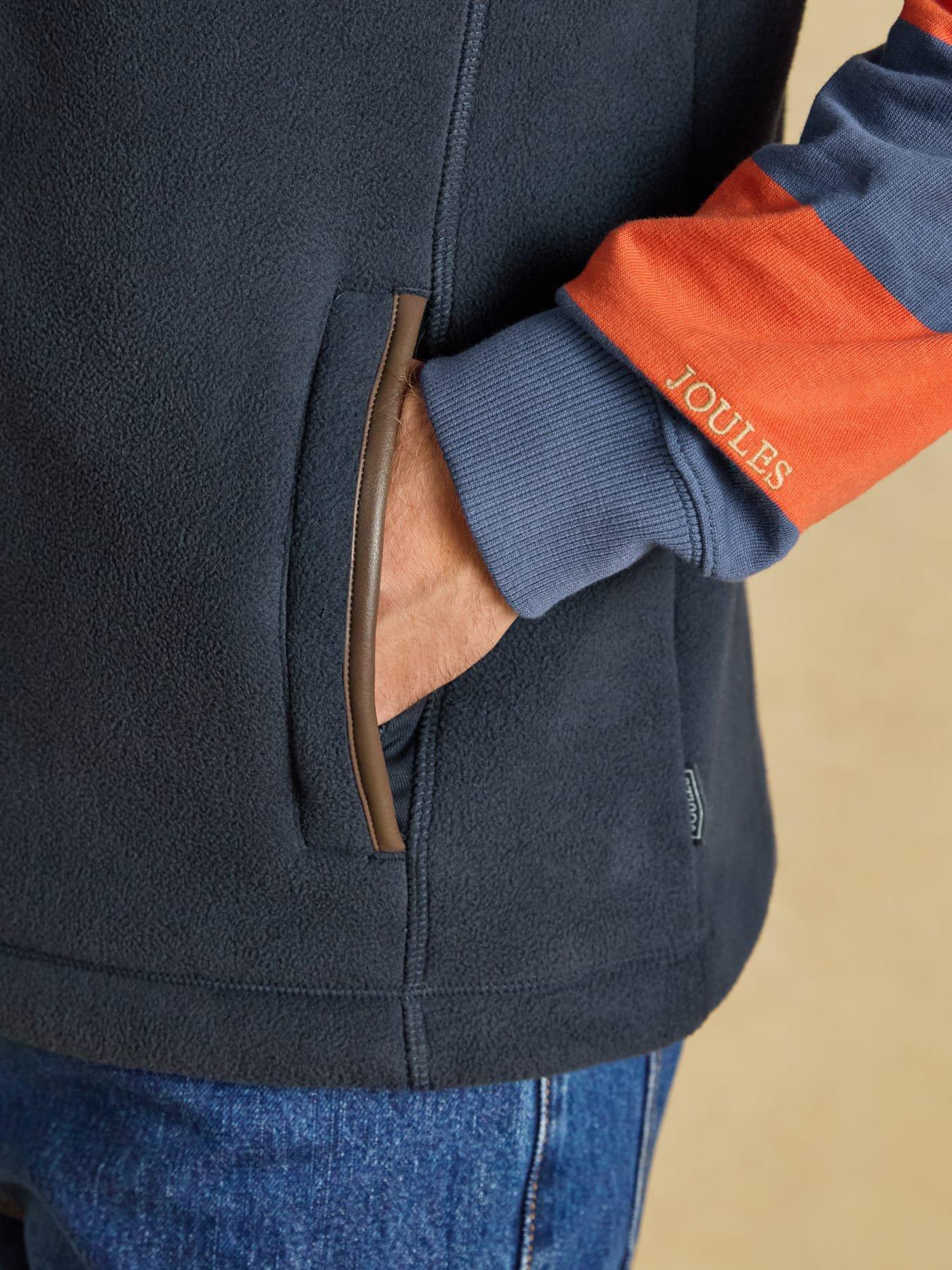Image 5 of 7 of Joules Joules Heritage Fleece Gilet- Navy