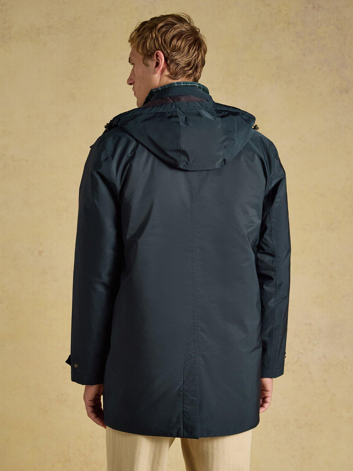 Image 2 of 7 of Joules Joules Clarendon Long Padded Jacket- Navy