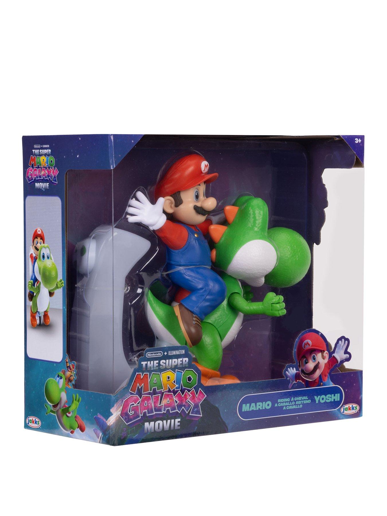 Nintendo The Super Mario Galaxy Movie Mario Riding Yoshi 8"