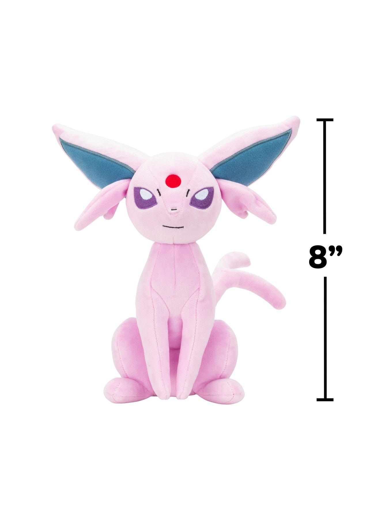 Image 2 of 7 of Pokemon 8-Inch Plush Toy Evee Evolution 2-Pack - Espeon &amp; Umbreon