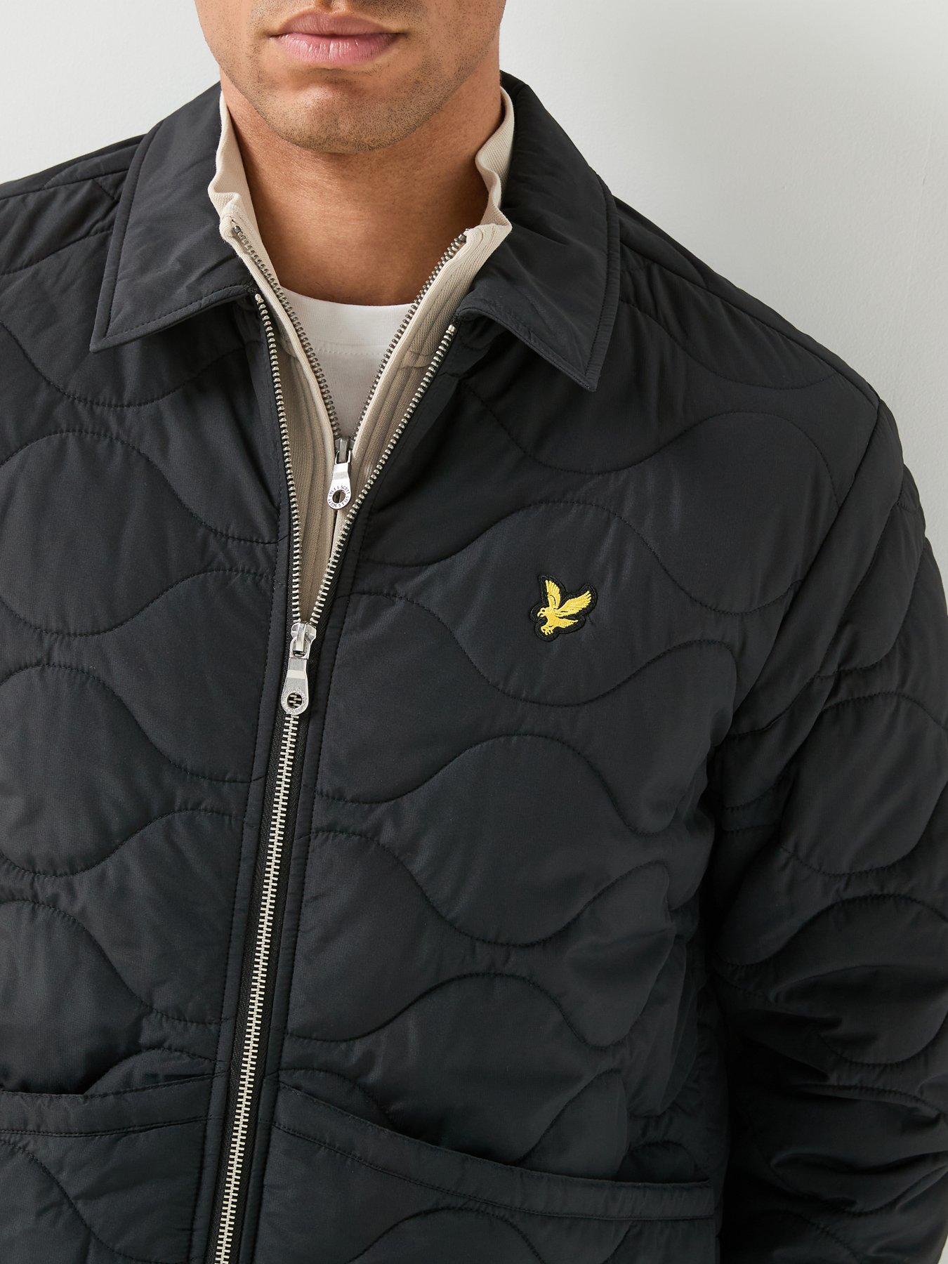Image 4 of 6 of Lyle & Scott Quilted Ripstop Jacket - Black