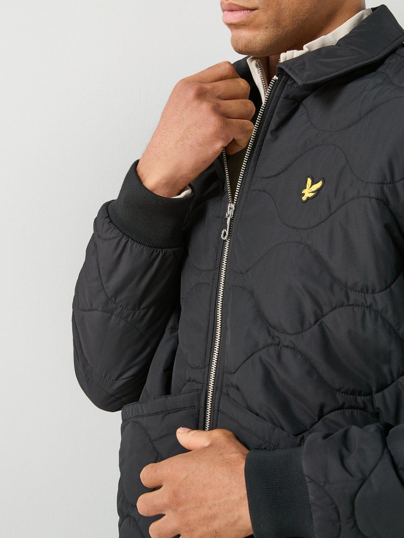 Image 5 of 6 of Lyle & Scott Quilted Ripstop Jacket - Black