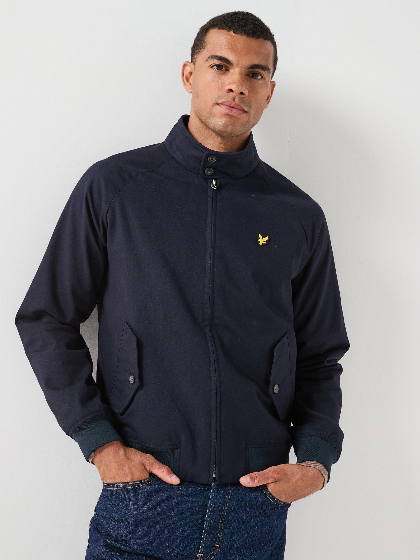 Image 1 of 6 of Lyle & Scott Cotton Harrington Jacket - Navy