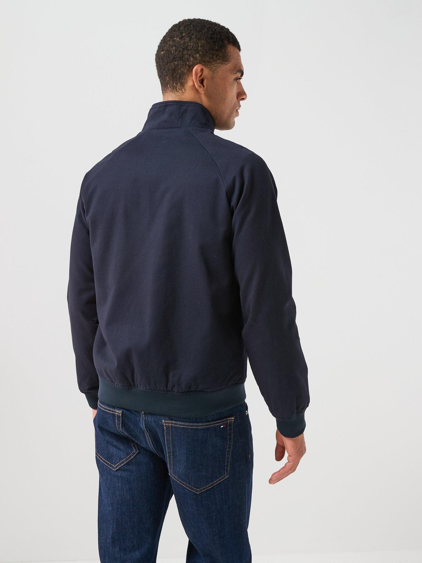 Image 2 of 6 of Lyle & Scott Cotton Harrington Jacket - Navy