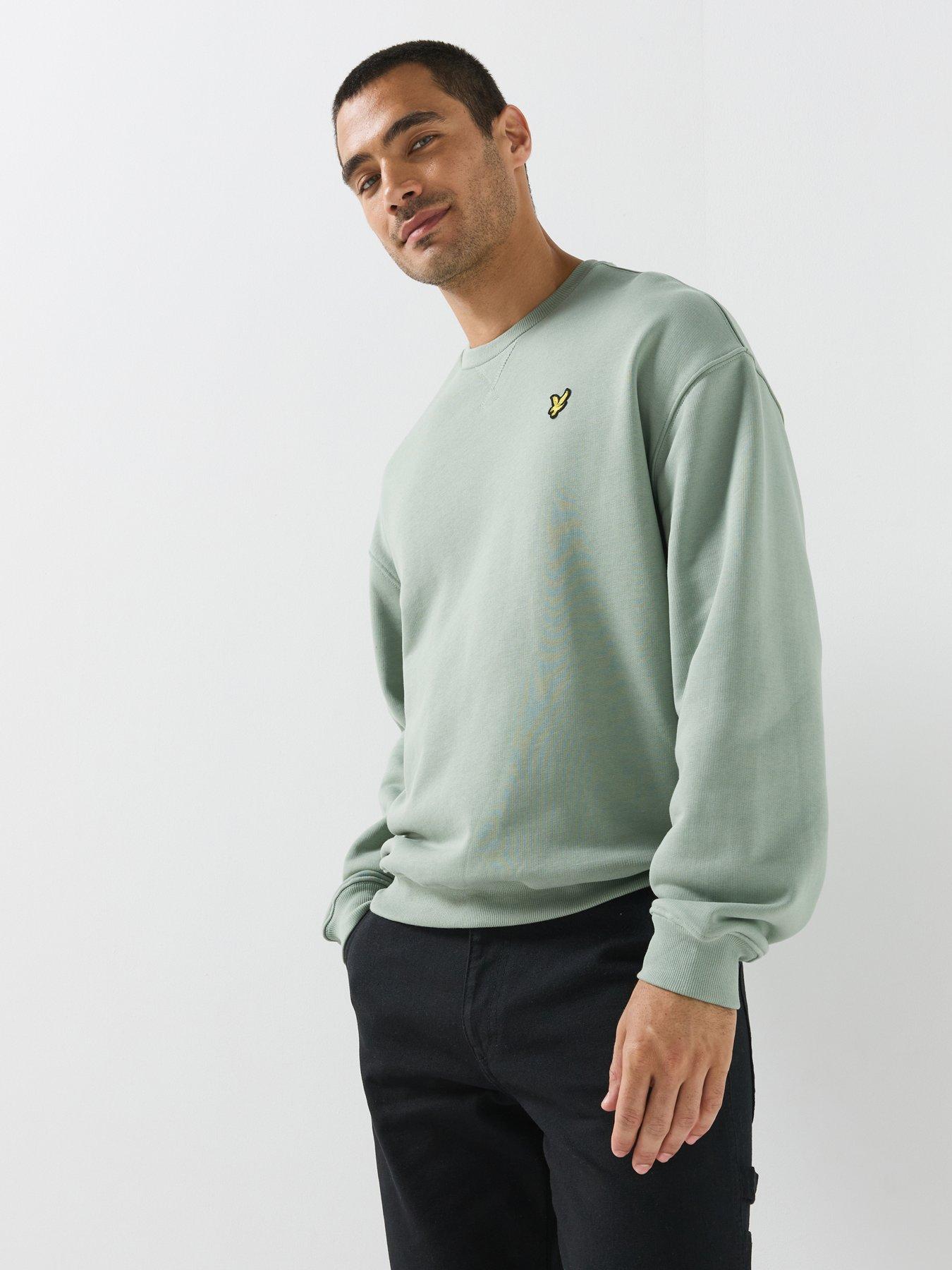 Lyle & Scott Lyle  &  Scott Heavyweight Relaxed Crewneck Sweatshirt - Grey