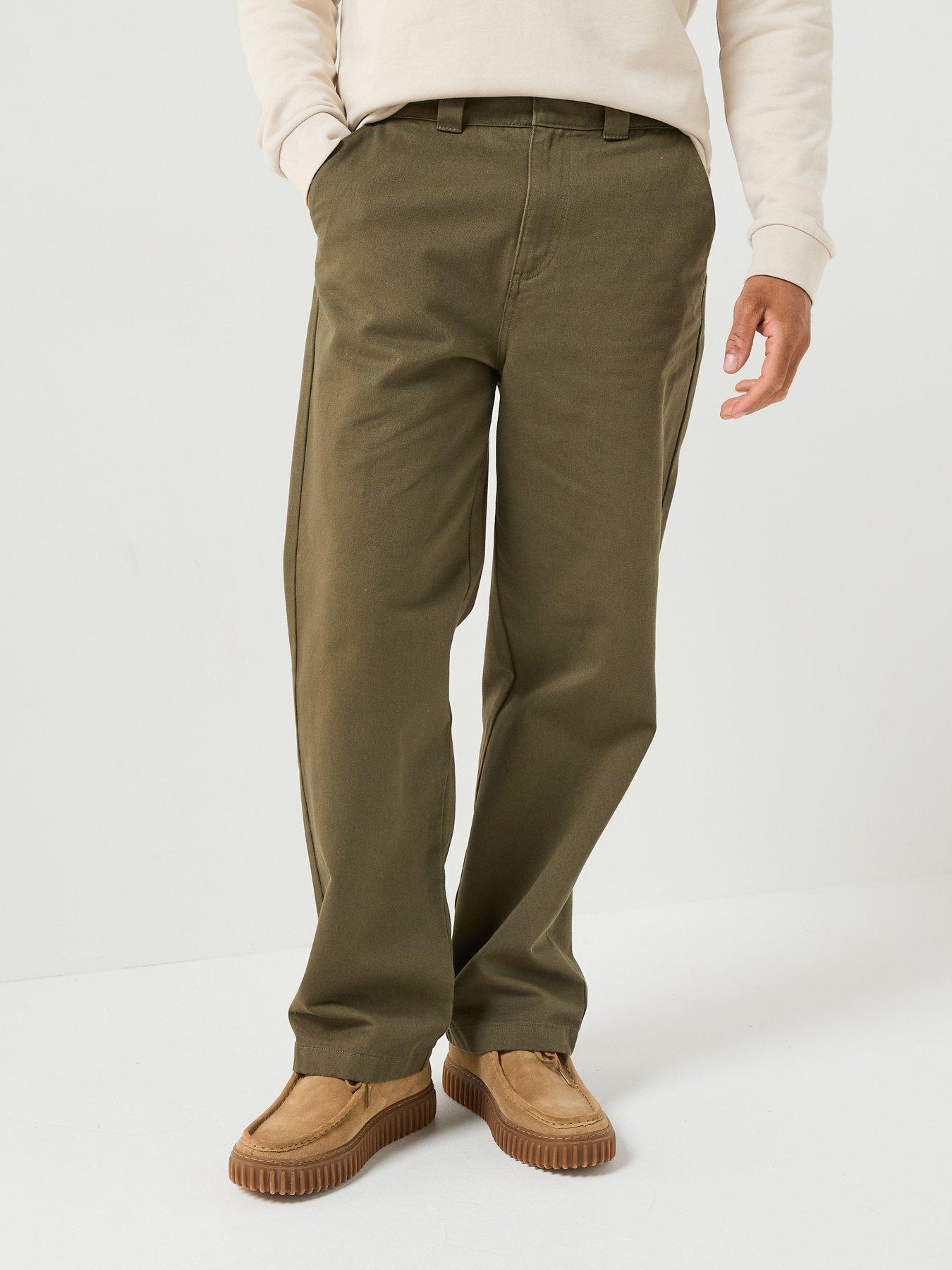 Lyle & Scott Straight Leg Work Pants - True Olive
