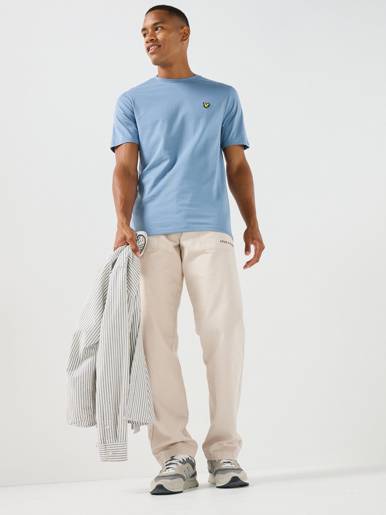 Image 3 of 6 of Lyle & Scott Plain T-Shirt - Blue