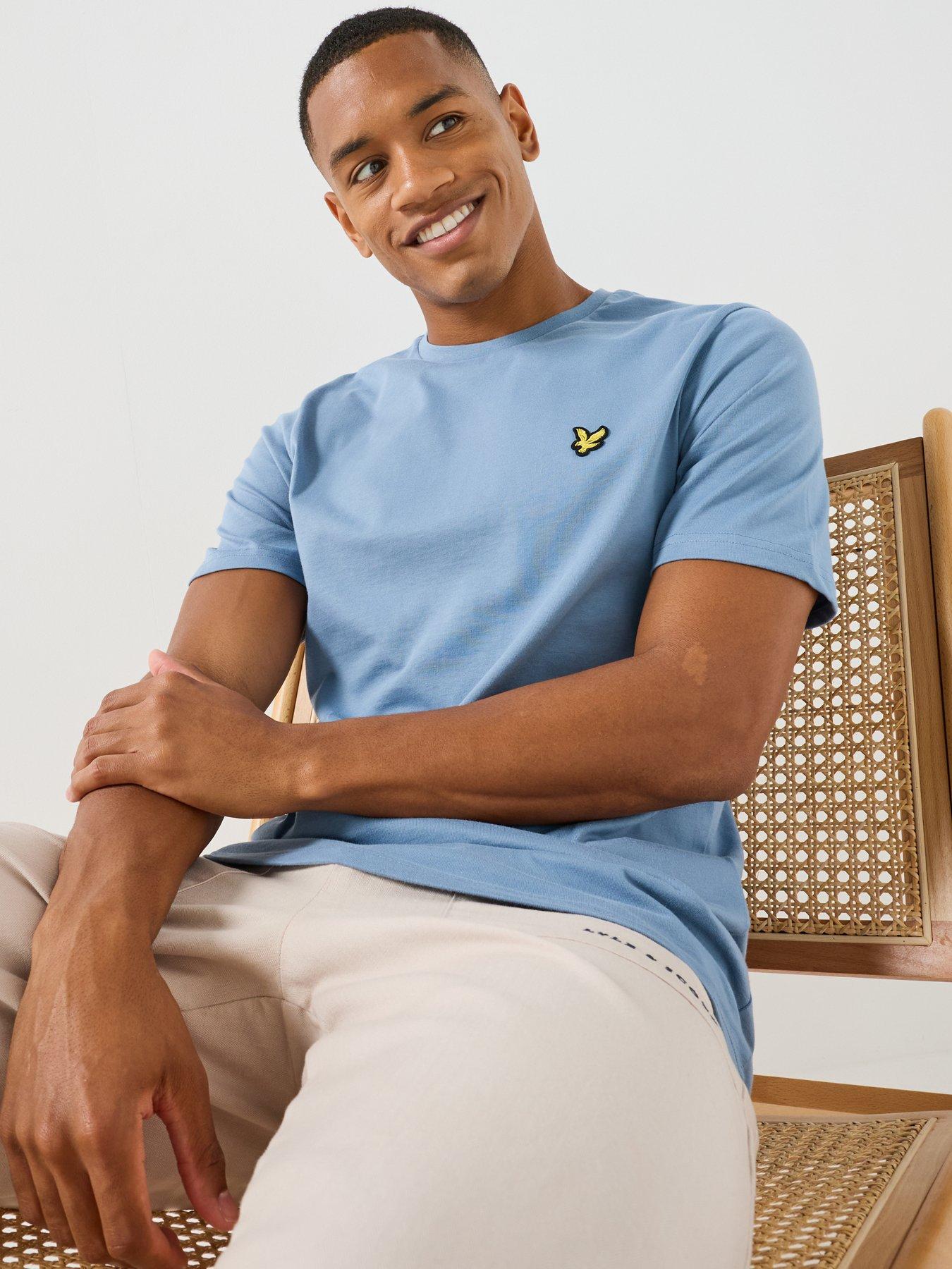 Image 6 of 6 of Lyle & Scott Plain T-Shirt - Blue