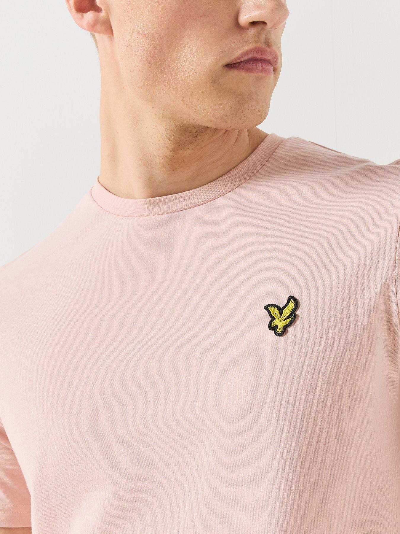 Image 5 of 5 of Lyle & Scott Mens Regular Fit Cotton Jersey T-Shirt - Pink